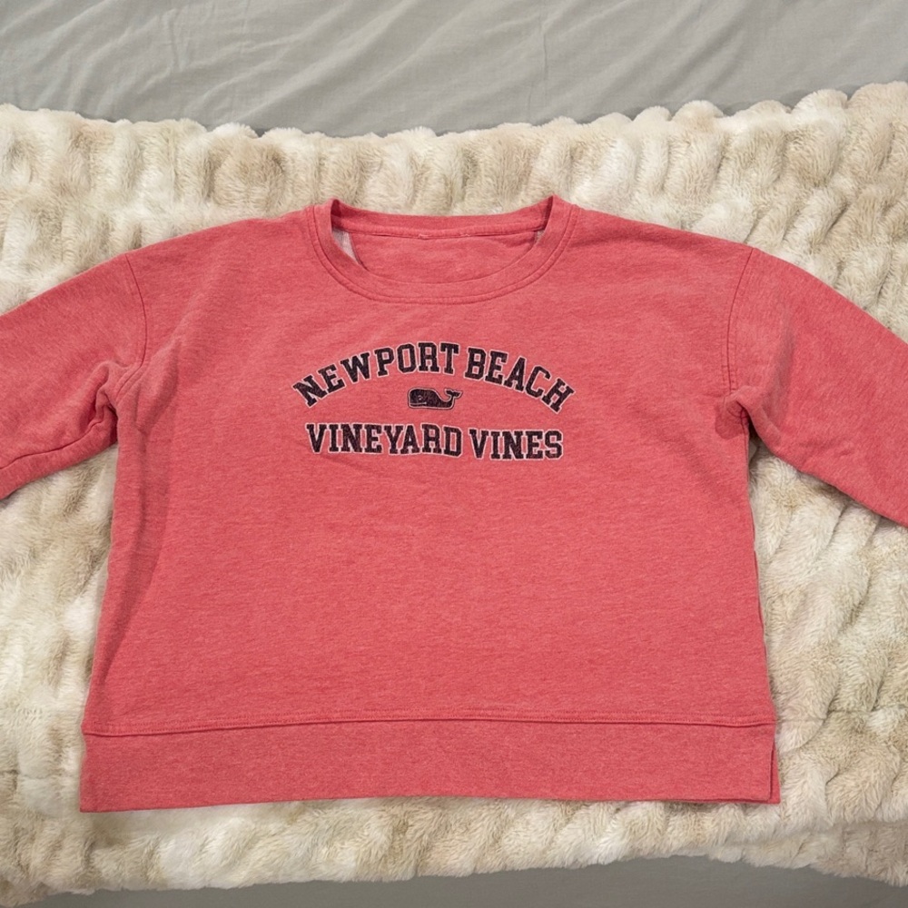 Vineyard Vines Coral Crewneck